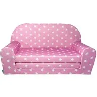 FORTISLINE Kindersitzgruppe Kindersofa "MINI" Kindercouch zum Aufklappen W386
