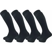 GAWILO Kompressionsstrümpfe zum Reisen, Sport oder lange Sitzen für Damen & Herren (4 Paar) Venenfreundlich dank spezieller Strickkonstruktion