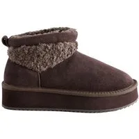 Next Plateau-Stiefel mit Borg-Kunstfell Stiefelette (1-tlg)
