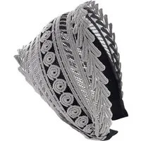axy Haarreif Vintage Breite Haarreif HR15A Wunderschön, Vintage Damen Haareifen Haarband