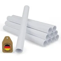 FUX Heizungsverkleidung Rohrverkleidung, Zubehör für Länge: 200mm, weiß, Heizungsrohr Verkleidung, Rohrverkleidung, für Rohrdurchmesser 15-18mm