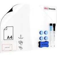 ALLboards Magnettafel Selbstklebende Folie, Magnetauflage, Trocken abwischbar