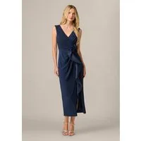 Adrianna Papell Jerseykleid Jersey Combo Ankle Dress Elegantes und auffälliges knöchellanges Midi-Kleid aus Jersey