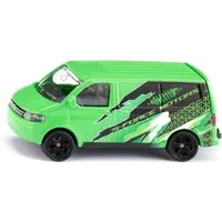 Siku Spielzeug-Auto SIKU VW T5 Transporter S-Force Motors - Sammlermodell mit Anhängerkupp