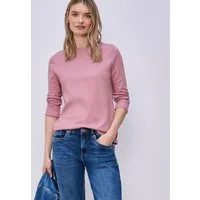 STREET ONE 3/4-Arm-Shirt aus reiner Baumwolle