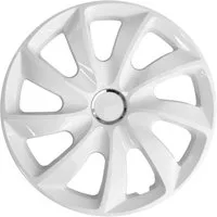 NRM Radkappe STIG 16 Zoll in Weiß, 16 in Zoll, (4-St) Radzierblenden für Stahlfelgen Radkappen Satz 4er Set 16"