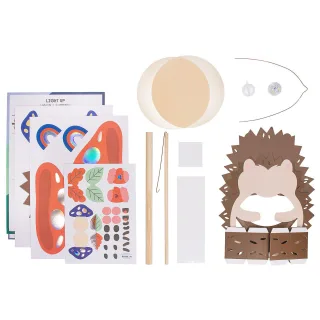 folia Bastel-Set Laterne "Igel"