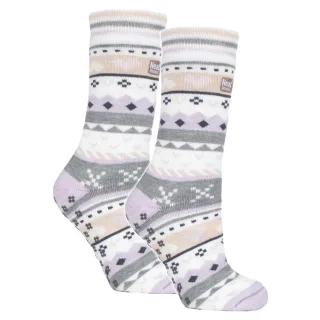 2 Paare Damen Seelenwärmende Socken mit Grip
