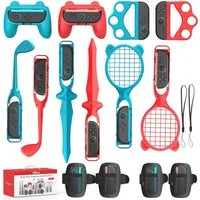 TUWENA Switch 2 Sportzubehör-Bundle, 14-in-1-Gaming-Zubehör-Bundle Controller (14 St)