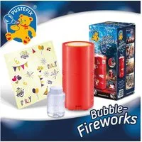 PUSTEFIX Seifenblasenspielzeug PUSTEFIX Bubble Fireworks rot