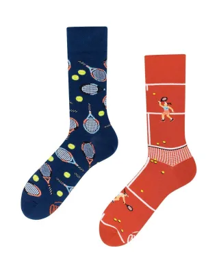 many mornings - Socken - Grand Slam orange/blau - Gr. - 42
