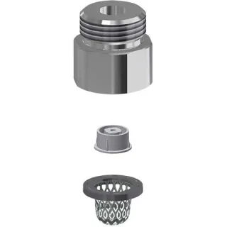 KWC Aquarotter Anschlussstück, PROTRONIC, ND, m. Mengenregler u. Sieb, 2000109480, 2000109480 2000109480