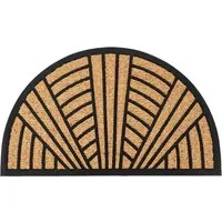 Kayoom Fußmatte Style Step 125, halbrund, Höhe: 11 mm, Türmatte, Eingang, Kokos