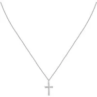 CHRIST Collier CHRIST Herren-Kette 925er Silber, recycelt Kreuz