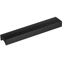SO-TECH® Möbelgriff Griffleiste GÖTEBORG Aluminium Bohrlochabstände 32 - 320 mm, BA 96 mm Schwarz eloxiert inkl. Schrauben