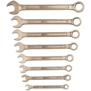 KS Tools BRONZEplus Ringmaulschlüssel-Satz, abgewinkelt 8-tlg - 963.7303