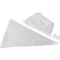 Zenker Backblech Zenker Einwegspritzbeutel 20 Stück inkl. 3 Tüllen, Polyethylen