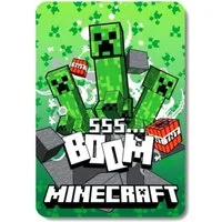 Wohndecke Minecraft Fleecedecke – Weiche Kuscheldecke 100 % Polyester 140x100 cm, Textiel Trade B.V.