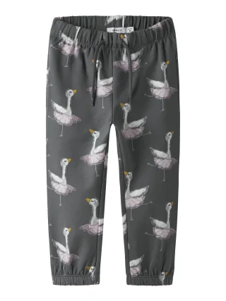 NAME IT - NMFSWANA SWEAT PANT BRU lava smoke - Gr. - 128
