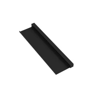 Hewi Waschtischprofil 950.13.0005DC 470mm, mit Ablage 360x102mm, schwarz tiefmatt
