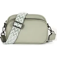 TAN.TOMI Umhängetasche Damen Handy Umhängetasche Kunstleder Crossbody Bag Damen (mit 3 fächern Handtasche mit Verstellbar Abnehmbar Schultergurt), Handytasche zum Umhängen, Moderne Handtasche Damen