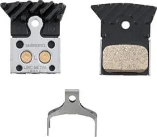 Shimano L04C Metall mit Kühlrippen Scheibenbremsbeläge 1 Paar