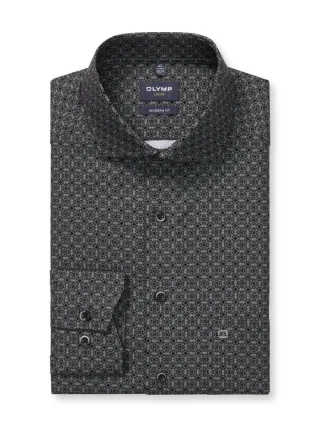 OLYMP - Modern Fit: Businesshemd grau - Gr. - 39