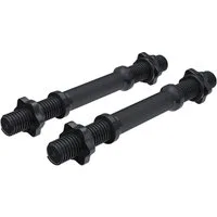 GORILLA SPORTS Kurzhantelstange Kurzhantelstangen 2er Set 35 cm mit Sternverschluss, (2-tlg)