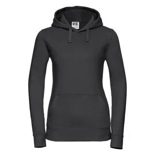 Russell - "Authentic" Kapuzenpullover für Damen (Schwarz)