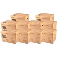BURI Aufbewahrungsbox Archivschachteln Aktenkarton Transportboxen Archivkarton Archivbox A4