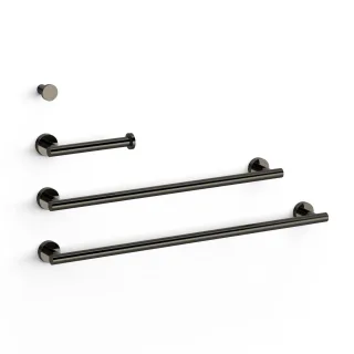 Tres Set bestehend aus 2 Handtuchhaltern + 1 Papierhalter ohne Deckel + 1 Haken , 09598102KM 09598102KM