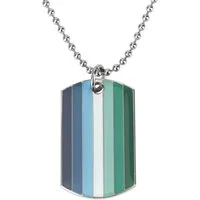 Ware aus aller Welt Kette mit Anhänger LGBTQ Halskette Regenbogen Lesbian Gay Bisexual Transgender CSD Pride (1-tlg)