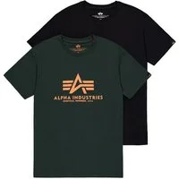 Alpha Industries T-Shirt Basic T-Shirt BL 2 Pack
