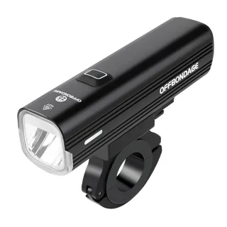 OFFBONDAGE HR3-1000 Bike Headlight 1000LM Lightweight Waterproof USB Charging Bicycle Front Light for Outdoor Night Ridi