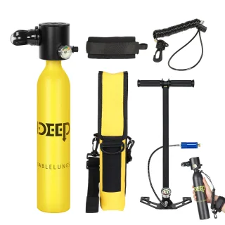 [EU Direct] DIDEEP 0.5L Mini Diving Bottles with Pump For Diving In Shallow Water, Portable Dive Tank Support 5-10 Minut