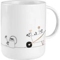 Räder Tasse räder Geschenktasse Garten Porzellan Weiß, Porzellan