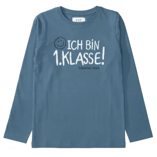 STACCATO - Sprücheshirt kobalt - Gr. - 116/122