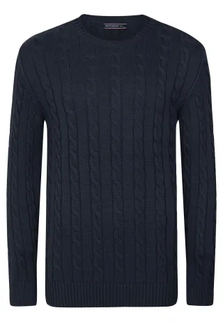 Zopfmuster Pullover Manuel