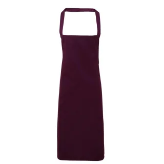 Premier - Latzschürze, Bio-Baumwolle (Aubergine)