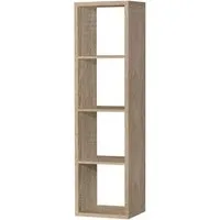 FORTE Standregal Mauro, FSC®-zertifiziert, Fachgröße 33x33cm, 4 Fächer