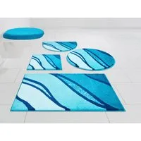 Grund Badematte Belize, Badvorleger, Badezimmer Teppich, sehr weich, Höhe 20 mm, rutschhemmend beschichtet, schnell trocknend, fußbodenheizungsgeeignet, Polyacryl, rund, weiche Haptik, auch als 3 teiliges Set erhältlich, Made in Europe