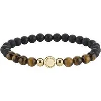Liebeskind Berlin Armband Onyx meets Tigers Eye Edelstahl