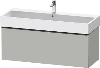Duravit D-Neo Waschtischunterbau wandhängend Betongrau Matt 1184x442x440 mm - DE42750BD070000 DE42750BD070000