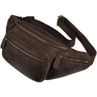 STILORD Bauchtasche "Caspar" Gürteltasche Leder Groß