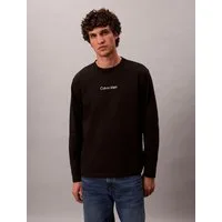 Calvin Klein Langarmshirt LS RLXD STANDARD LOGO CREWNK TEE Rundhalsausschnitt, relaxed fit