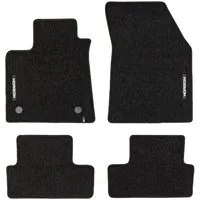 OMAC Auto-Fußmatten Velours für Renault Megane IV 2016-2024 Autoteppich Schwarz 4 tlg (4 St), für Renault Megane IV 2016-2024 Renault Megane IV 2016-2024, Antirutsch,Wasserfest,Einfache Installation