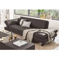 W.SCHILLIG 2-Sitzer taboo Designsofa mit hohem Sitzkomfort, Breite 202cm, Sitztiefe 59cm, mit Normaltiefe, inklusive Armlehnenverstellung