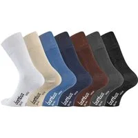 TippTexx 24 Socken 9 Paar Bambussocken ANTI-GERUCH mit Piqué-Bund ohne Gummidruck (9 Paar) handgekettelt, Spitze und Ferse verstärkt