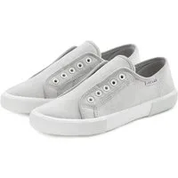 LASCANA Slip-On-Sneaker, Sneaker Slipper, Halbschuh bequem zum Reinschlüpfen VEGAN