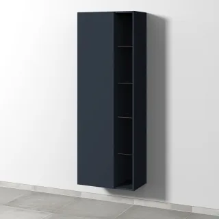 Sanipa 3way Stauraumschrank mit 1 Tür und offenen Fächern, Marine-Matt SP1801R